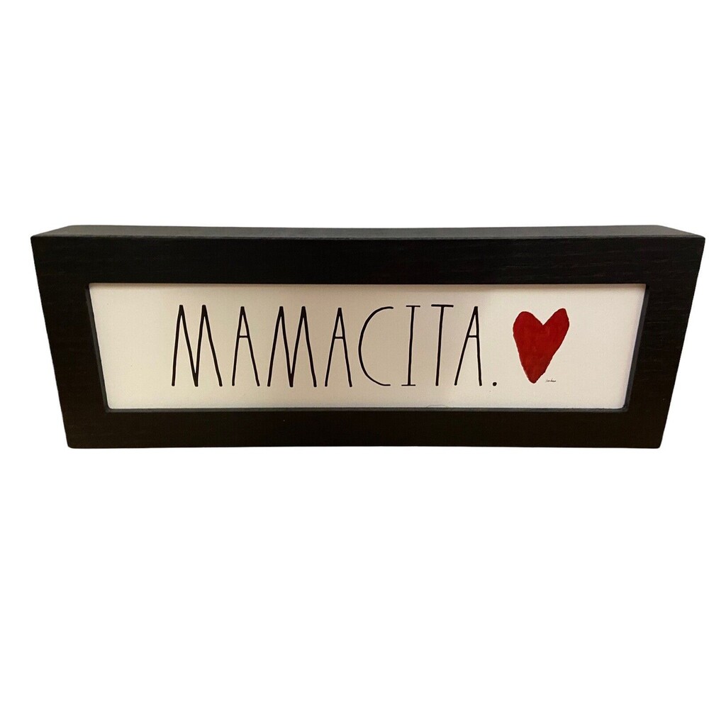 Rae Dunn  Mamacita Love Heart Boxed Wall Art Valentine